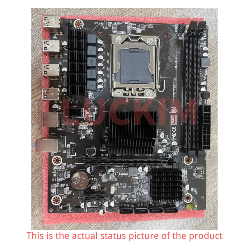 X58 материнская плата LGA1366 кода коррекции ошибок/NON-ECC комплект с Intel Ксеон E5645 CPU 8 Гб (2*4G) 1333 МГц DDR3 Настольный