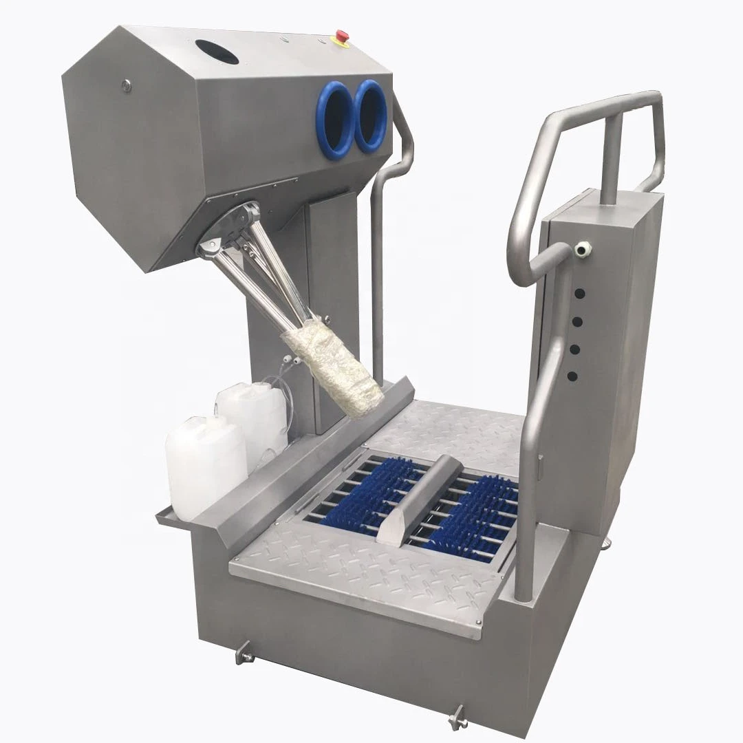 Personal 304 stainless steel hand and boot cleaning hygiene station, hygiene barrier, sanitation line for food factory
