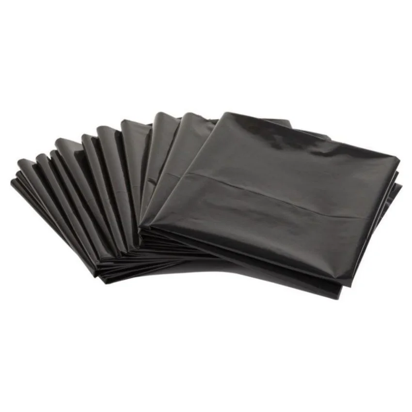 Wholesale Big Black Trash Bags Bolsas De Basura Garbage Bag Sachet En Plastique Plastic Bin liners Sacos De Lixo Rubbish Bag