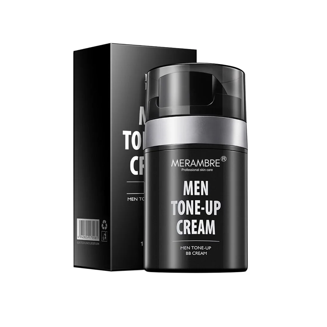 OEM ODM Фирменная фирма, легкая текстура, молодежный Мужской тонизирующий крем, Праймер, тонировка, защита от солнца, Солнцезащитный SPF, мужской крем для лица