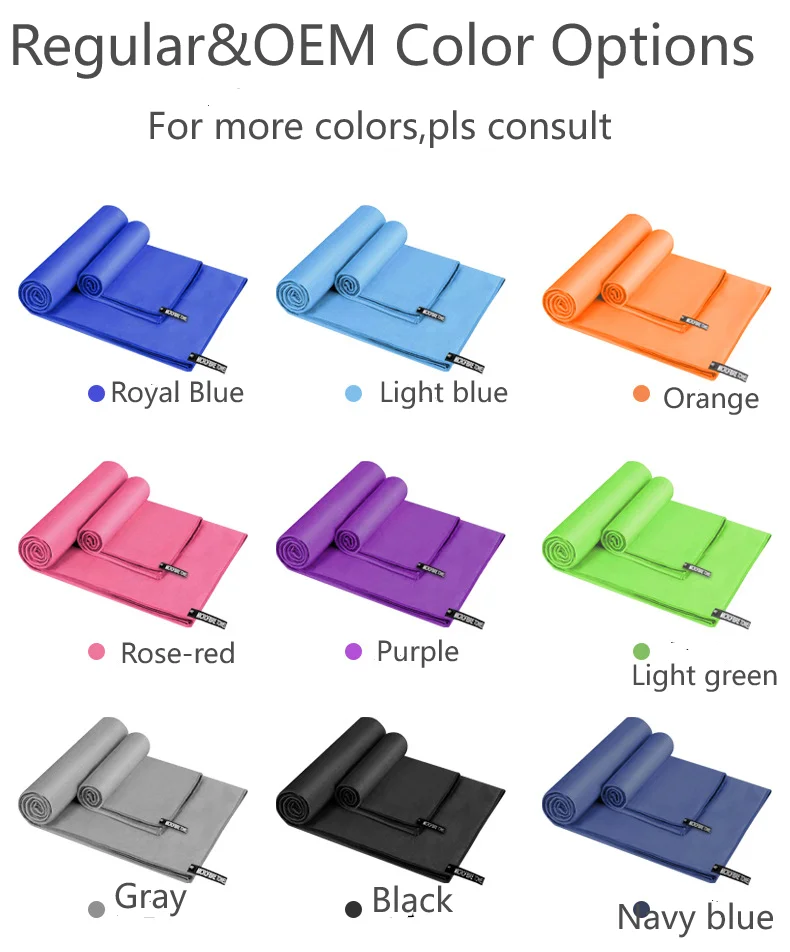 30*30cm Double-sided Velvet Sports Towel Microfiber Quick-dry Towel Absorbent Portable for Yoga and Swimming Fitness Towel