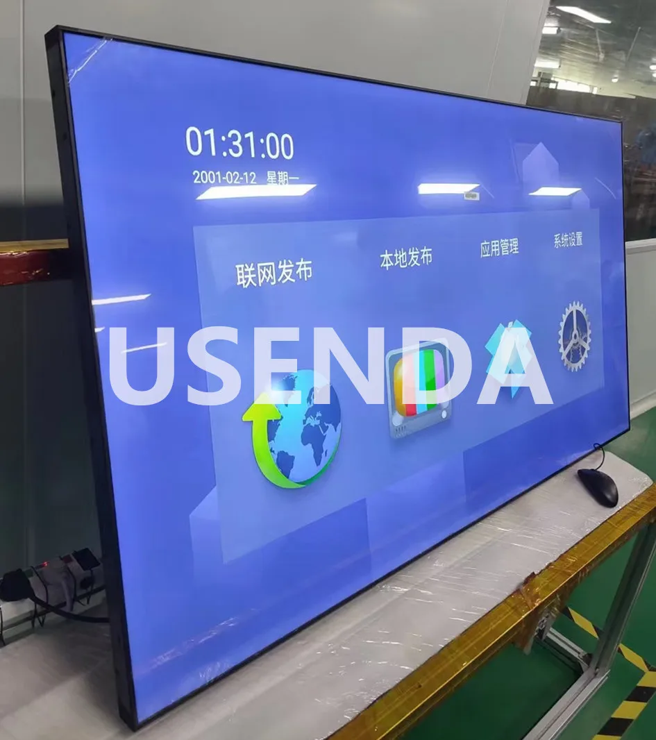 4K Multi Infrared Touch Computer Touch Interactive  Flat Smart Board Kiosk Meeting Whiteboard Display LCD Screen 65 75 inch