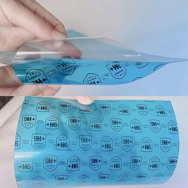 Sample Free Anti-Shock Pet 9H Explosion Proof Silicone Nano Anti Shock Screen Protector Film Sheet