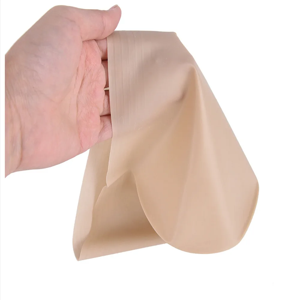 Rubber Bald Skin Head Unisex Funny Skinhead Dress Fancy Costume Latex Wig Cap