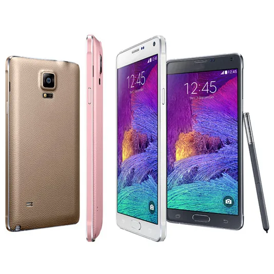 Оптовая продажа Оригинальных разблокированных б/у телефонов AA со склада для Samsung Galaxy Note 4 N910/N910T/N910F