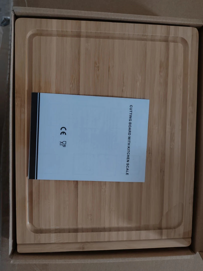 New Design Kitchen Bamboo Chopping Block Cutting Boards With Removable Digital Scale