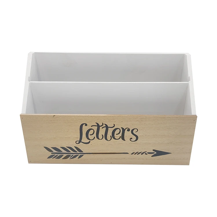 Wholesale Custom High Quality  Box Files Letter Trays Storage Boxes Wooden Mail Box Other Home Decor (1600317824459)
