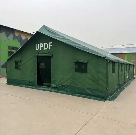 Outdoor Olive Green Camping Waterproof Canvas Emergency Shelter Heavy Duty Rescue Disaster Relief Tent