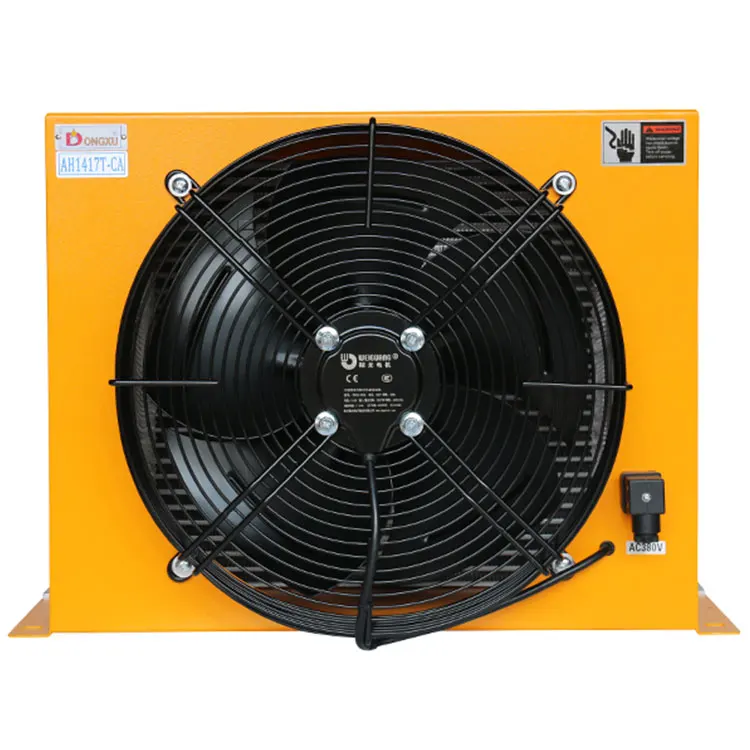 Railway construction machinery  ISO9001 Automatic approved with 24v fan cooler hydraulic oil cooler