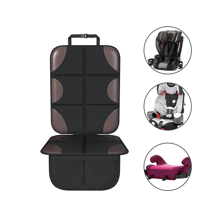 Top Grade Brown Seat Protectors 600D Oxford Fabric Car Seat Covers Full Set Sports Cushion Pet Back Seat Cover