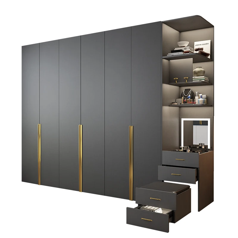 Modern Light Luxury Wardrobe Customization Master Bedroom Simple Bedroom Wardrobe