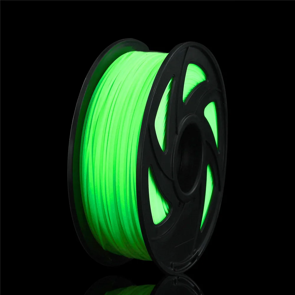 COOBEEN 5 Colors illuminating Glowing 3D Filament PLA 1.75mm/1kg Neat Winding for 3D Printer Printing Filament ROHS Factory