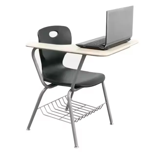 Hot sale training chair with small table board school office building meeting chair reporter chair