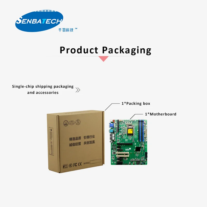 Motherboard LGA1151 6th~9th Gen Pentium/Core i3/i5/i7 Processor Adopt Z370 Express Chipset