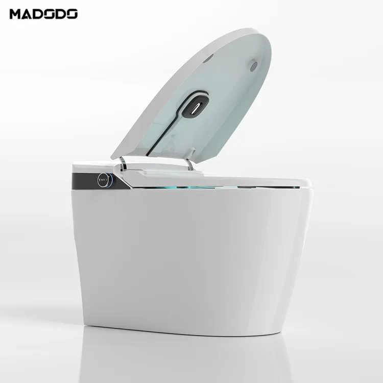 Hot Sale Save Water Foot Sense Flush UV sterilization Smart Toilet Electronic Bidet Toilet Seat Automatic Cleaning For Hotel