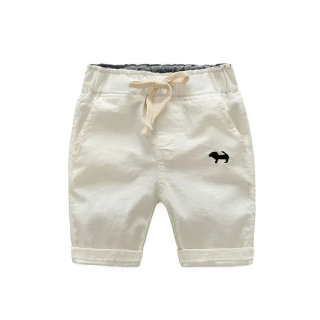 
Wholesales Breathable Cotton Boys Comfortable Summer Shorts Boys Kids for Toddler Boy Solid Color with Pockets and Rope 