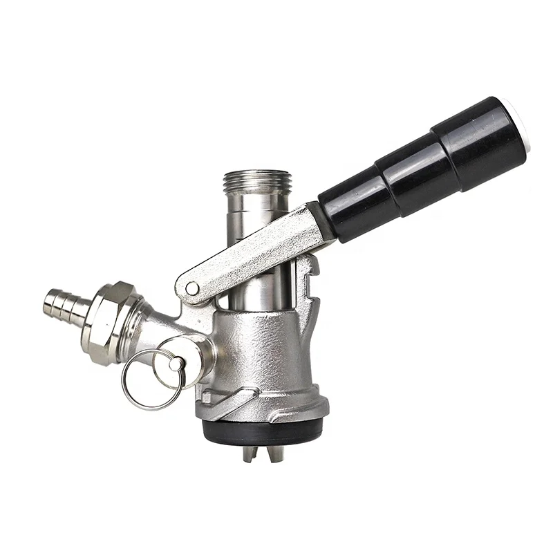 Homebrew Accessories Brass Nickel Plated S System Keg Tap Faucet Coupler With Pressure Relief