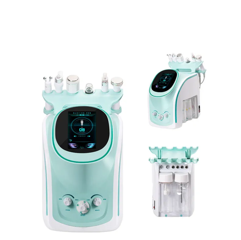 Newest 6in 1 Water Facial oxygen jet peel water dermabrasion facial machine Skin detection  hydro device Machine jet peel