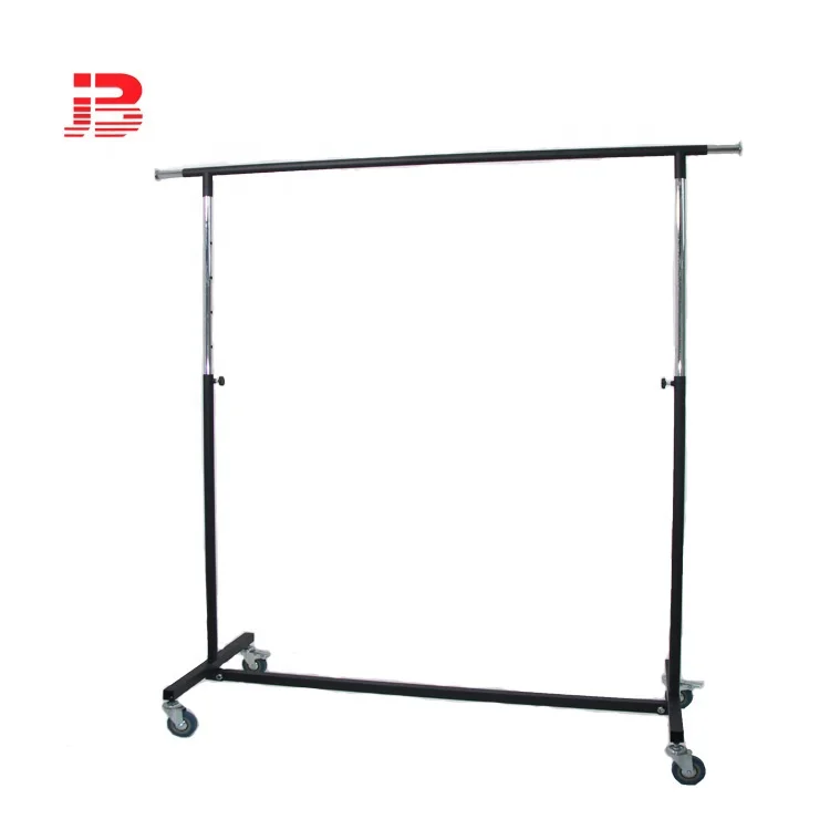 Metal Extendable Hanger Garment Rack With Wheel