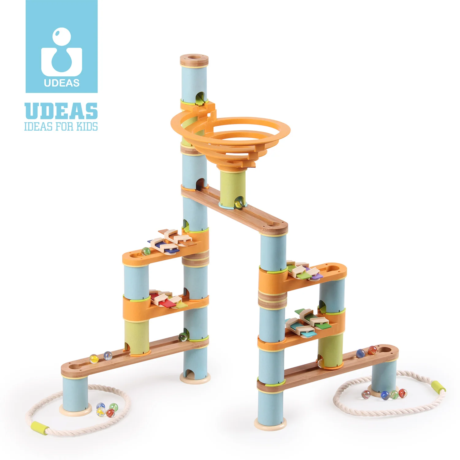 Quality Eco Friendly Maze Games Marble Run Set Toys Self Assemble Toy Building Blocks Montessori STEM Physics Exploration