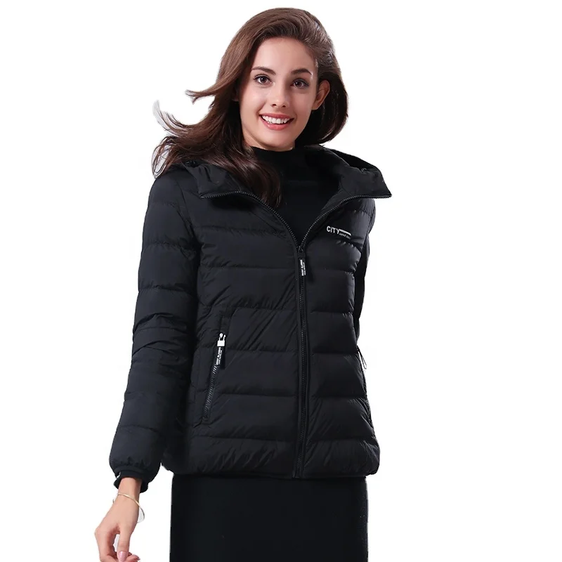 TANBOER Down Jacket Women Packable Cheap winter down jacket Lightweight Puffer womens trench coat TB17356