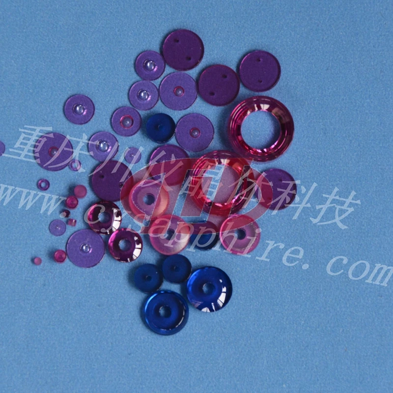 Synthetic Gemstones Grind carefully Used in Watch Rotation Axis Ring Ruby Jewel Bearing