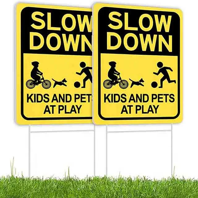 Yard Signs corrugated plastic sheet polypropylene political advertising signs