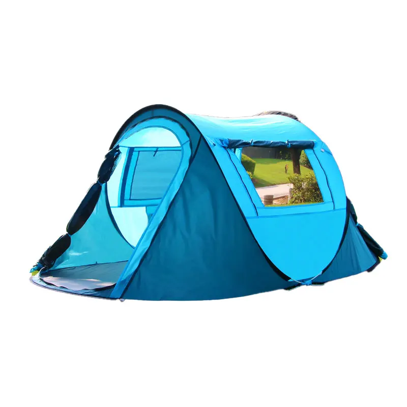 Wholesale outdoor thickening shade breathable anti-mosquito automatic throwing pop-up camping tent