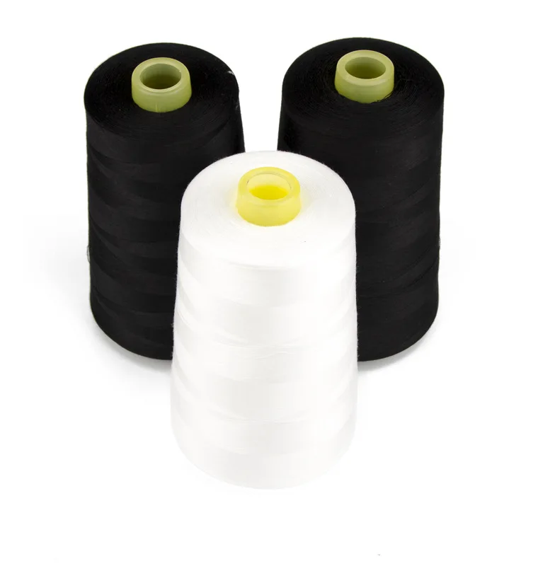 No MOQ ready stock 402 sewing thread 16000 yards per roll for industrial textiles and bags