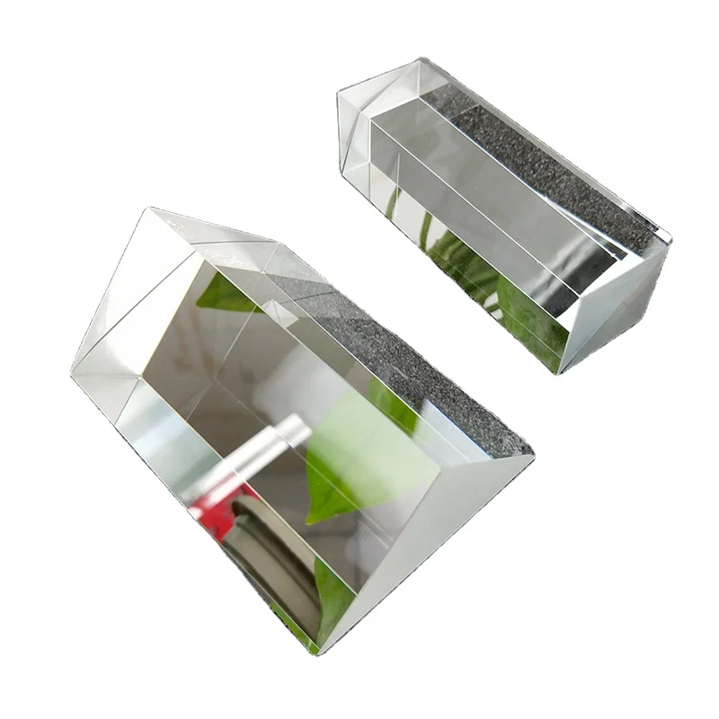 High Refractive index glass triangular dispersing equilateral prism