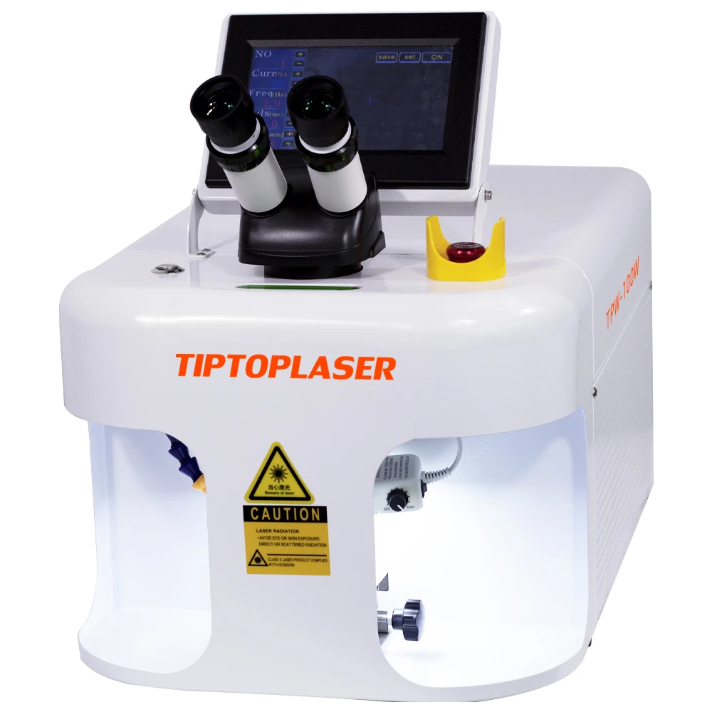 TIPTOPLASER Desktop Small Laser Welder Machine 200W  Laser Jewelry Welding Equipment