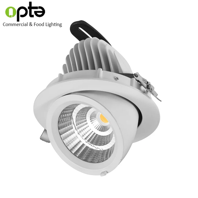 155mm  Gimbal downlight 30/35W Commercial Gimbal down lamp 360 rotatable with 5 years warranty