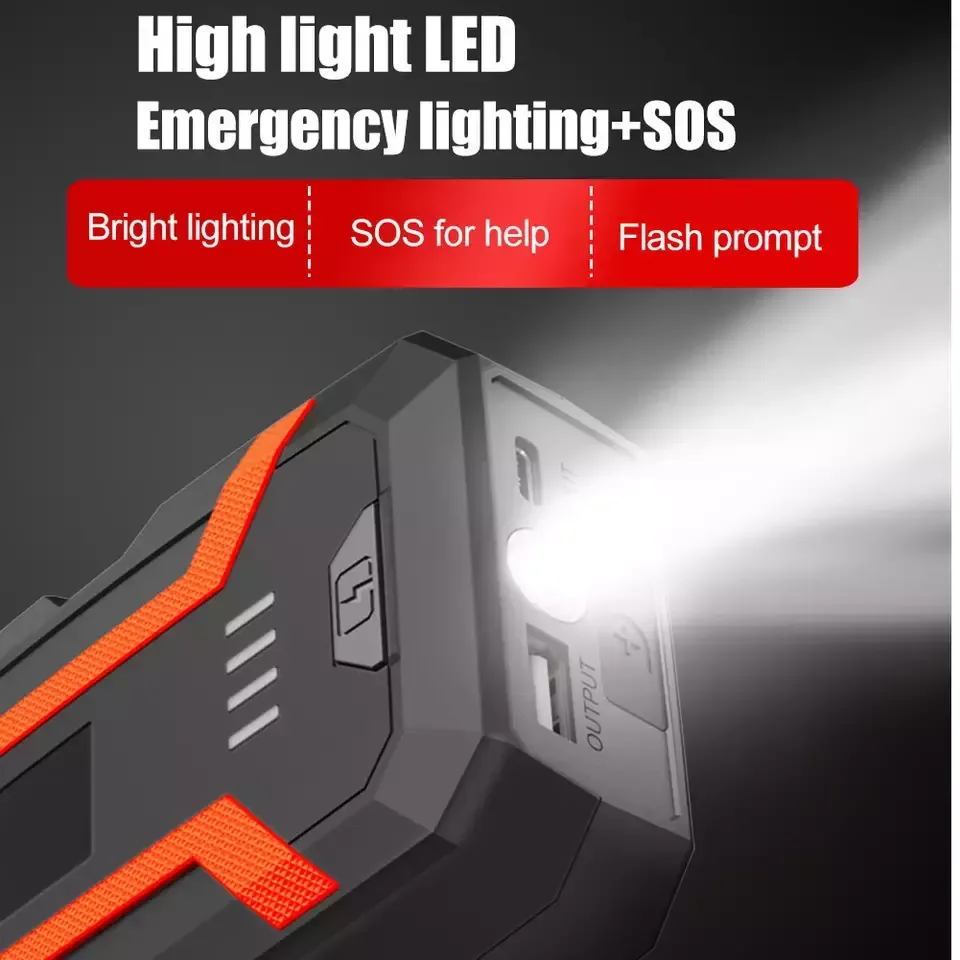 Jump Starter Powerbank Power Booster 12V 24V Made In Japan Cable Car With Compressor