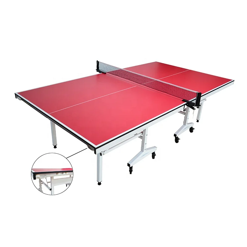 18mm MDF standard portability outdoor folding board table tennis