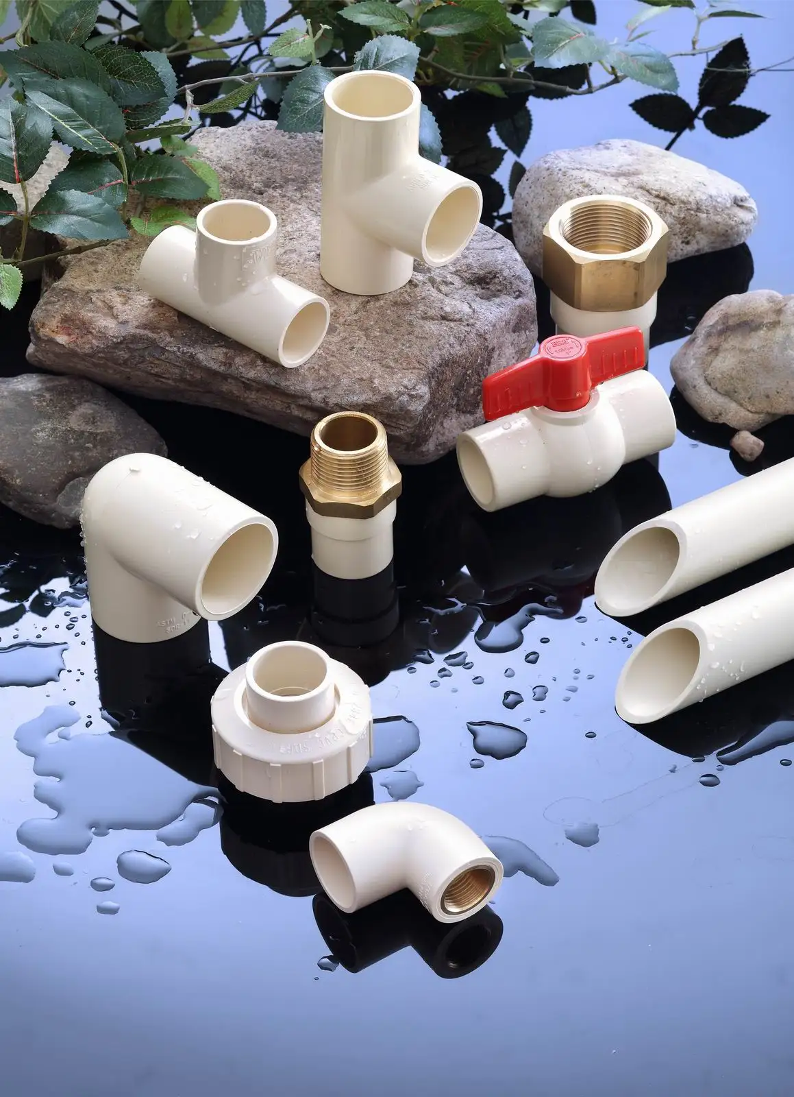 WHOLESALE PVC HIGH QUALITY WATER TAPS AND PIPE FITTING PLASTIC FAUCET