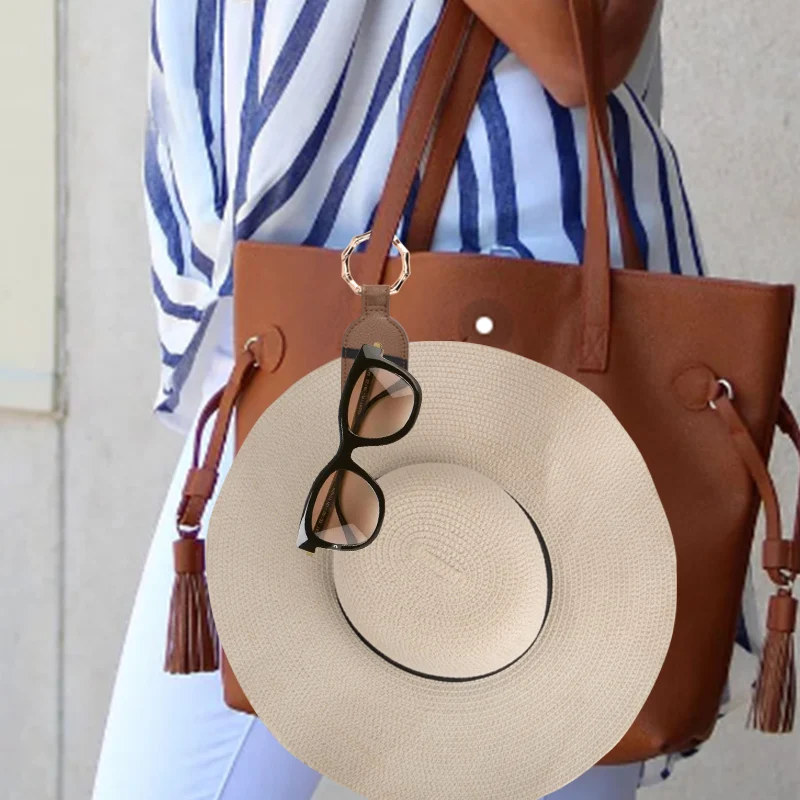 Magnetic Hat Clip for Travel, Stylish Hands-Free Bag, Purse, Luggage, and Backpack Clip-On Holder for Sun and Wide Brim Hats