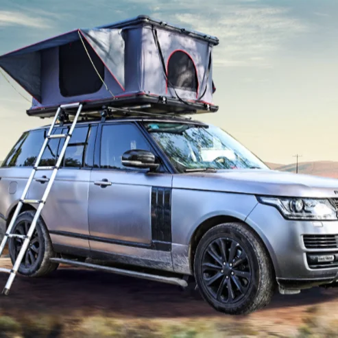 Easy Folding 5 Second Hand Overland Aluminum Hard Top Car Roof Tent 2 Person Roof Top Tent For Suzuki Jimny Toyota