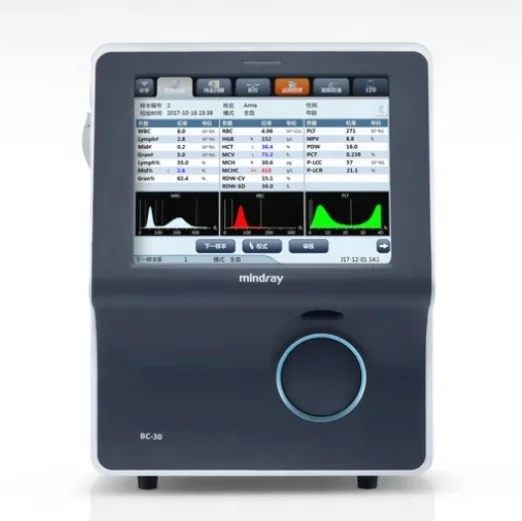 Clinical Analytical Instruments Mindray bc30 Hematology Analyzer 3 Diff Blood Analyzer Machine for Hospital Laboratory Equipment