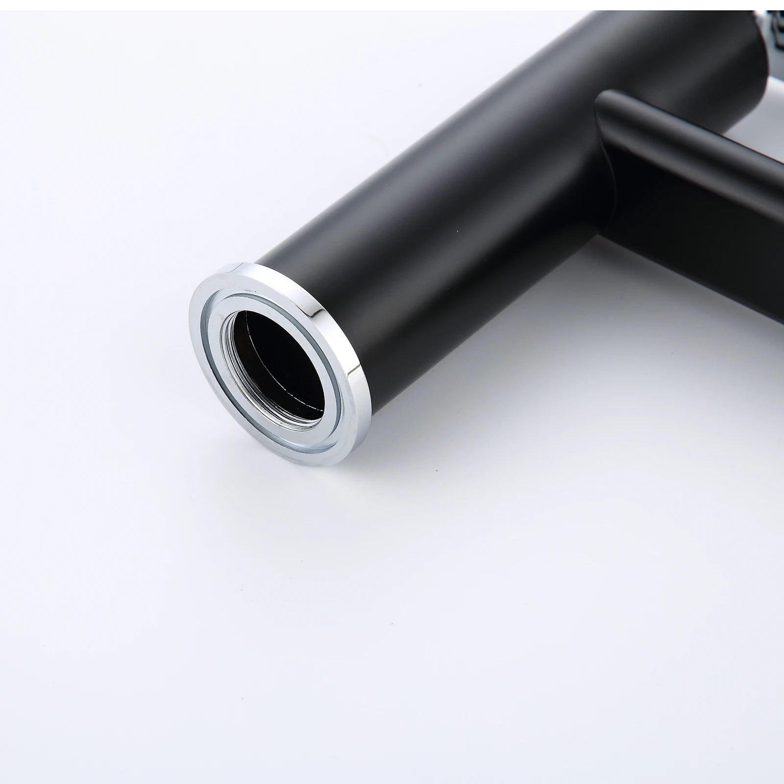 Hot Selling Basin Mixer Faucet Chrome Bathroom Faucet Hot Cold Water Mixer FLG with 360 Degree Rotation Faucet Spout Sink Black