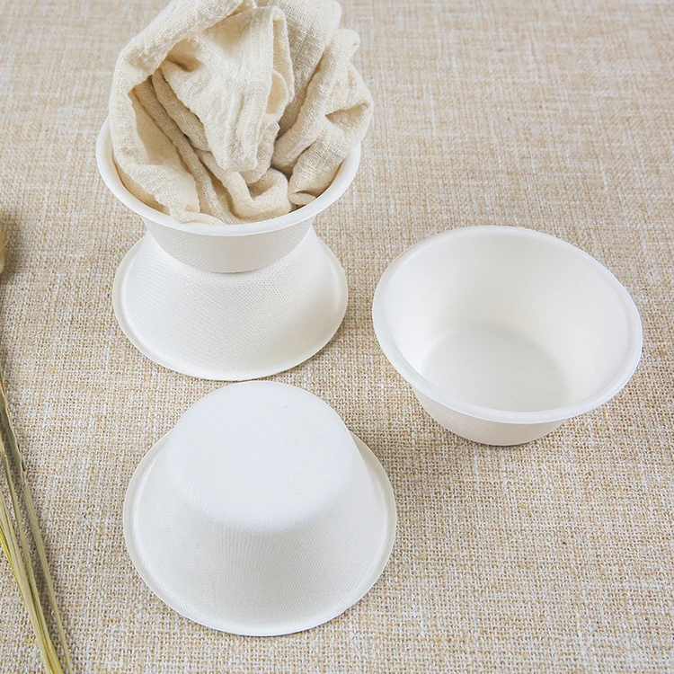 Биоразлагаемая Круглая Бумажная чаша для мороженого, 8 унций, 240 мл