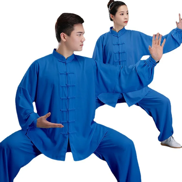 2111 Wholesale New Fashion Tai Chi Exercises Clothing Kong Fu Martial Arts Wear Suits Unisex Uniforms
