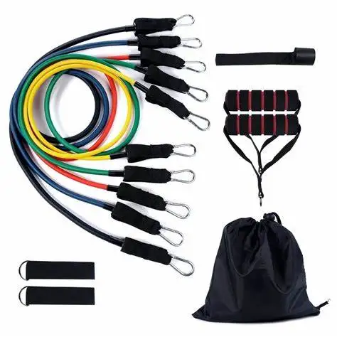 2020 фитнес-тренировки 11 шт. комплект эспандеров трубки с ручками