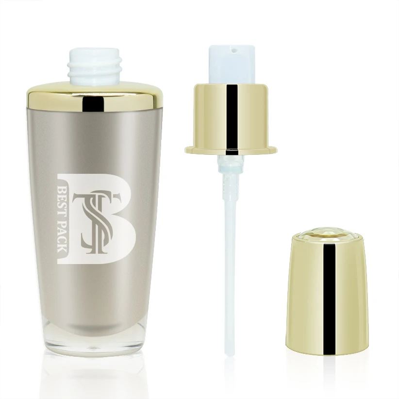 Luxury skincare packaging empty plastic acrylic cosmetic container spray bottles cream jar serum lotion pump bottle for cosmetic