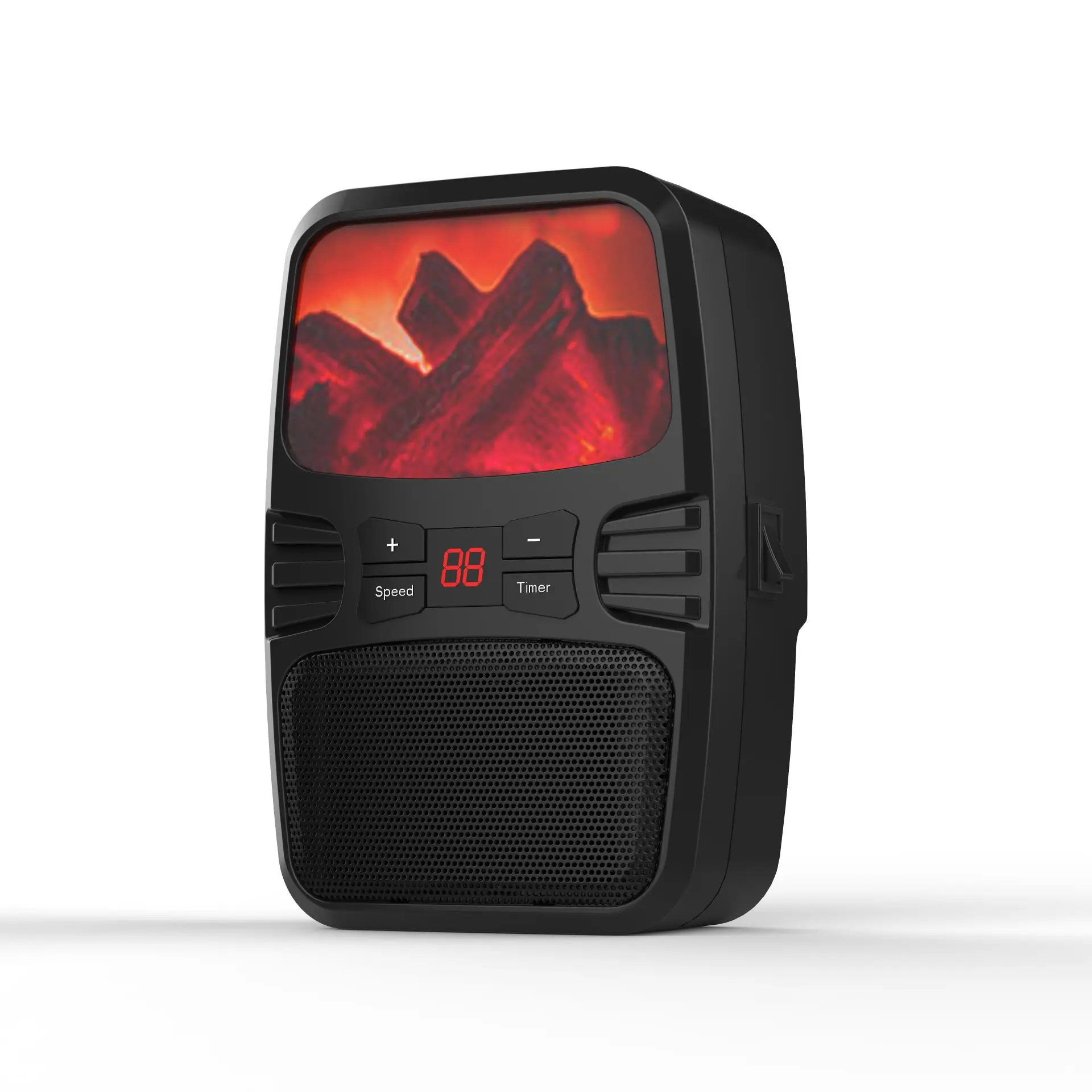 Mini Portable Adjustable Thermostat Fan Electrical Wall Mount Heaters Rechargeable Powered Heater