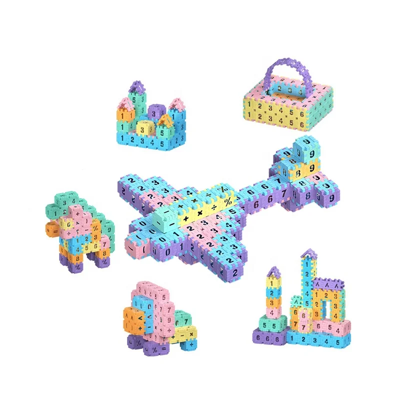 Новейшие 360 шт. пластиковые кубики для сборки