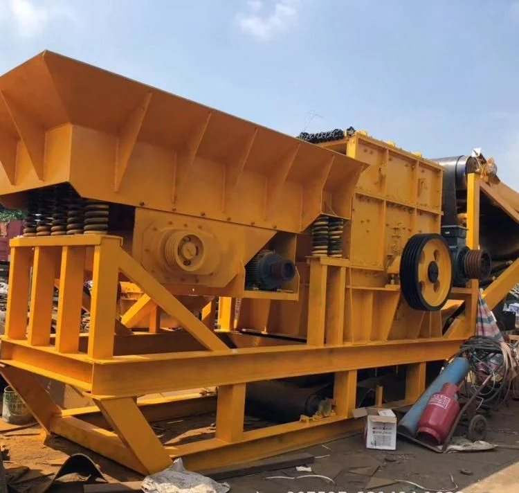Crawler crushing station Mobile crushing equipment for mine sand production small-scale crushing station on vehicle
