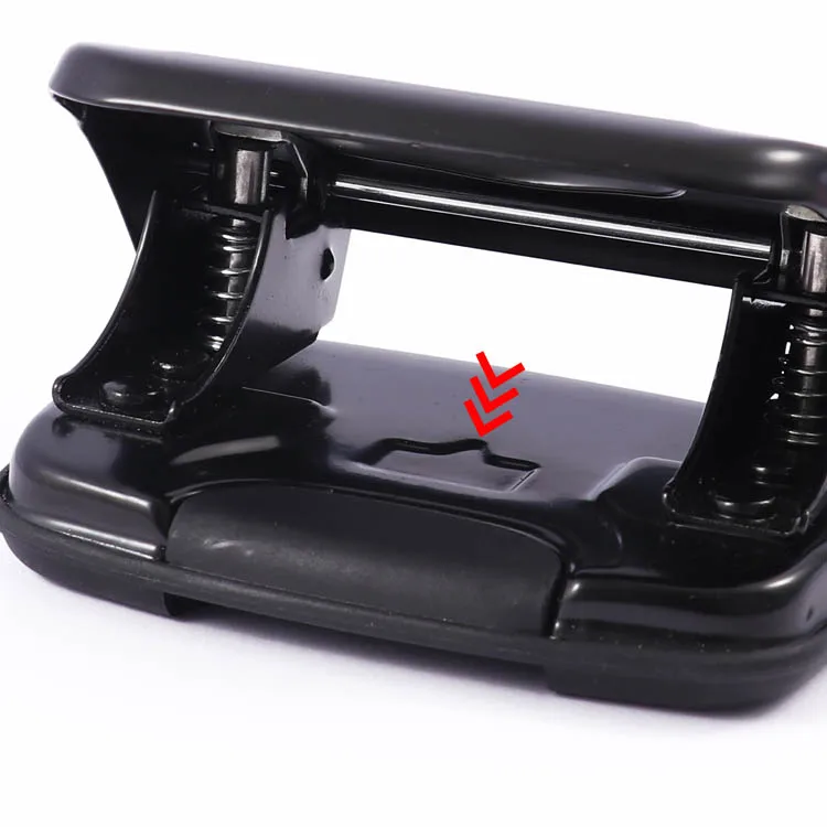 Foska оптовая продажа канцелярские принадлежности 6 мм с круглым отверстием ручной 2-дырокол для штамповки металлического пластика со съемной подушкой лома