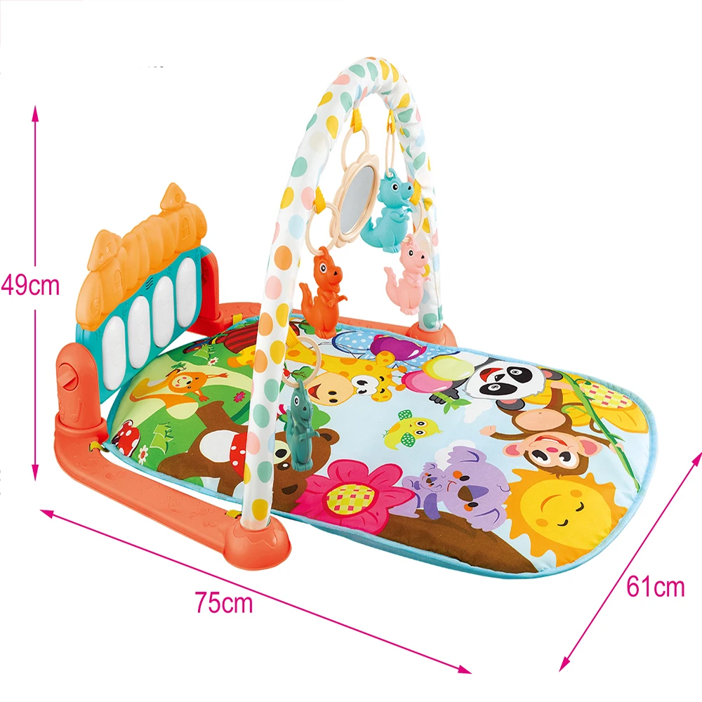 Manufacturer Wholesale baby play mats infant tummy time piano mat play activity gym for babies 0-12 months