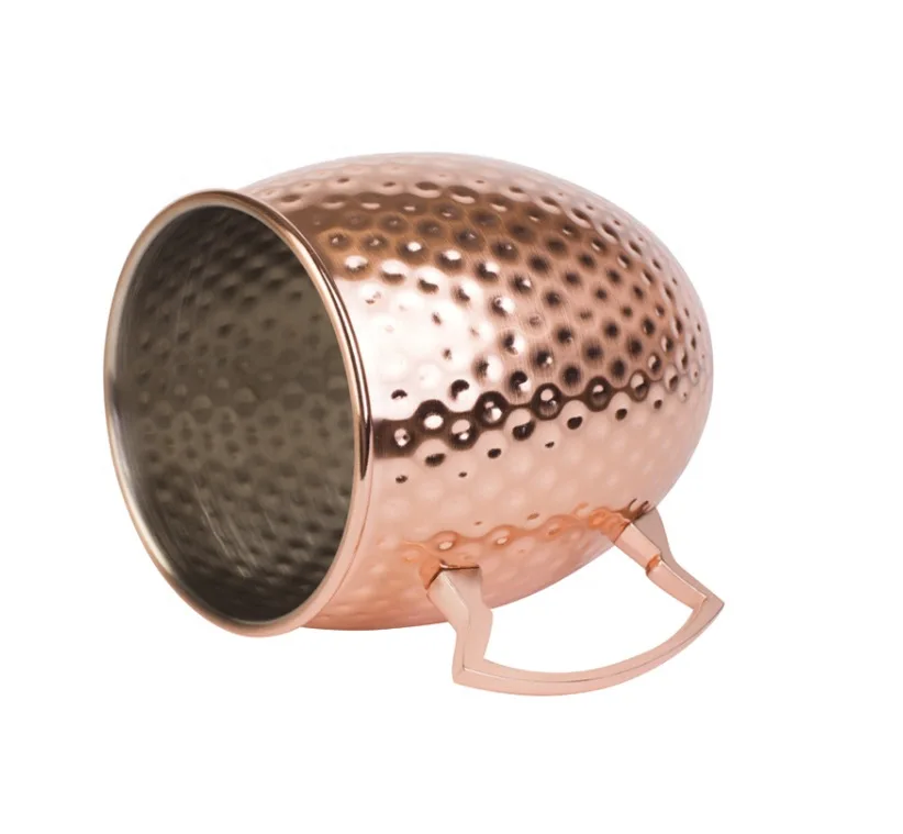 2021 Amazon hot Moscow Mule Copper Mug Sublimation Copper Plated Stainless Steel Mug Engraved Beer Drinking Mug