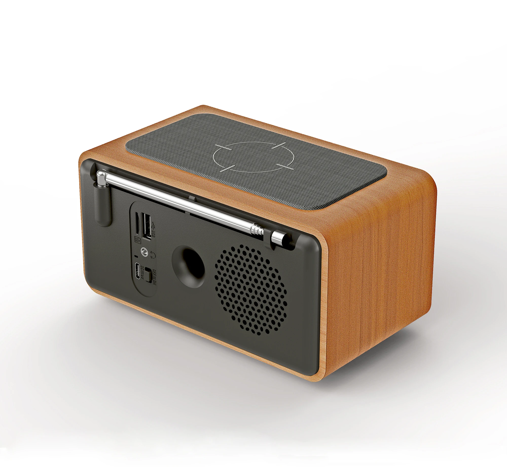 Bedside Wireless Charging DAB Radio Alarm Clock FM radio